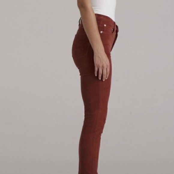 Edwin Pixie 9" Midrise Skinny Corduroy Pants Color is Spice Size 29 NWT - Picture 5 of 8